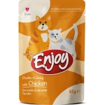 ENOY Tavuk Etli Kedi Pouch Yaş Mama 85GR