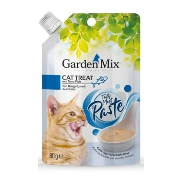 GARDEN MIX TON BALIK EZME GARDEN MİX Ton Balıklı Ezme Kedi Ödül Maması 80gr - Görsel 1