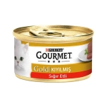 GOMET Gold Kıyılmış Sığır Etli Kedi Konservesi 85gr